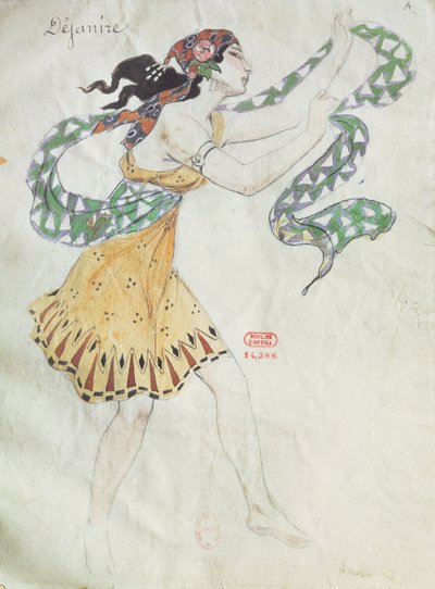 Costume Design for Delilah from the Opera 